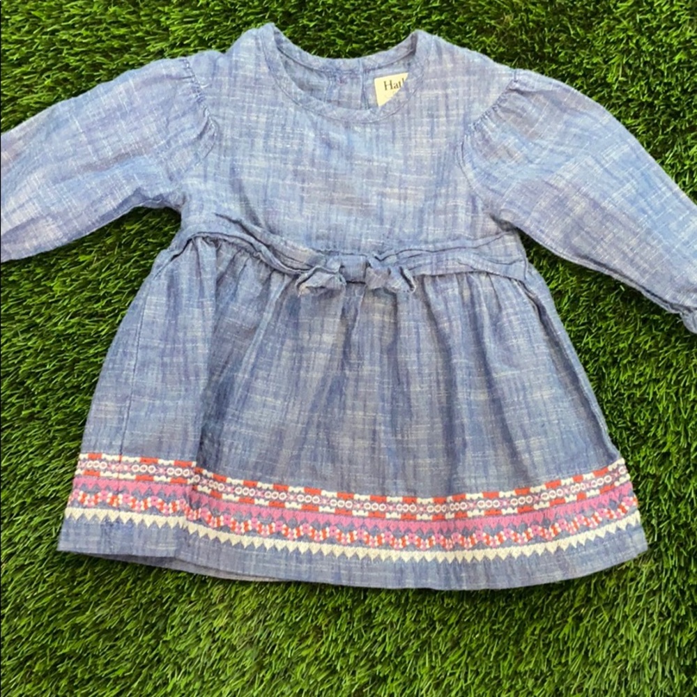 Long sleeve little girls dress